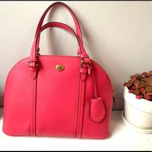 Hot pink coach purse